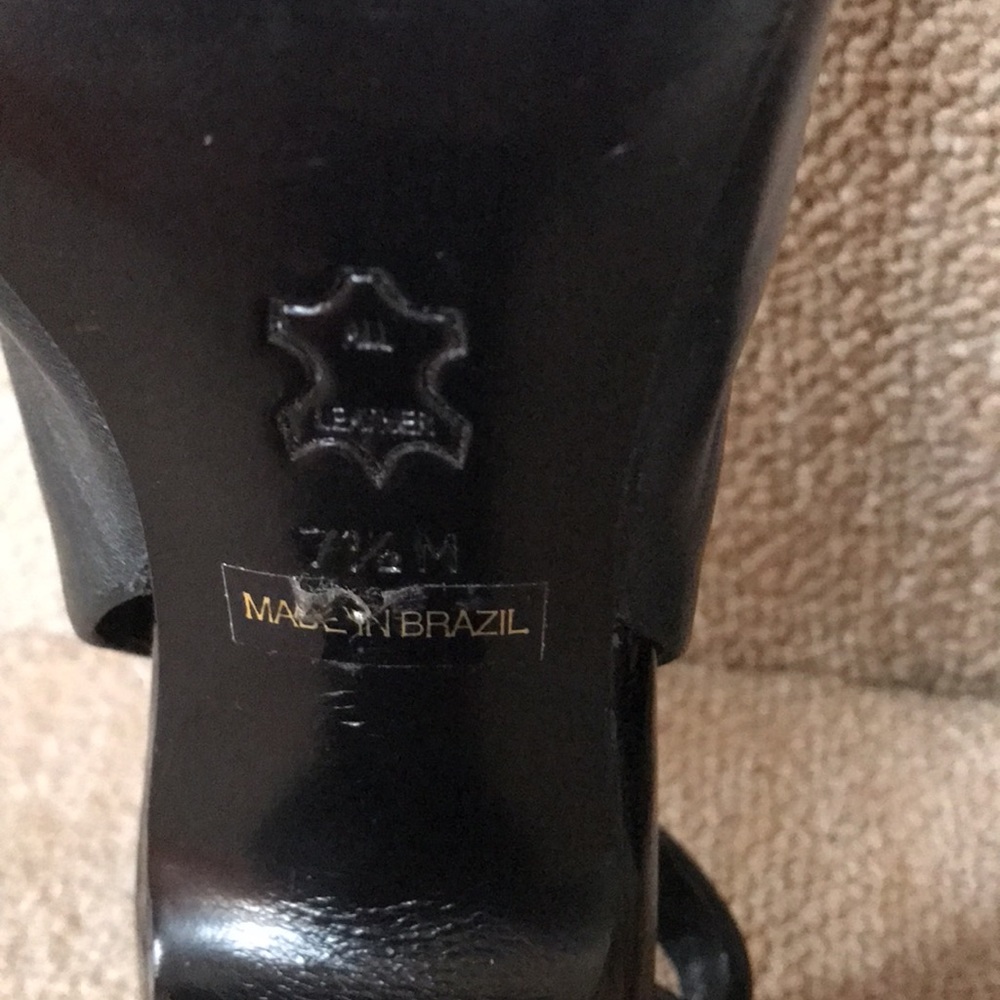 Tory Burch sling back black pumps size 7.5 - Picture 8 of 11